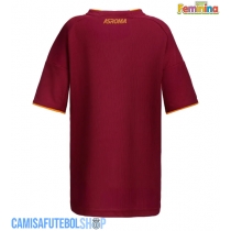 Camisa de time de futebol AS Roma Replicas 1º Equipamento Feminina 2025-26 Manga Curta